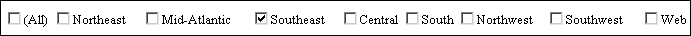 Example of Checkboxes Selector