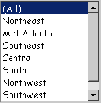 Example of Listbox Selector